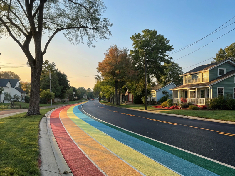 colored asphalt