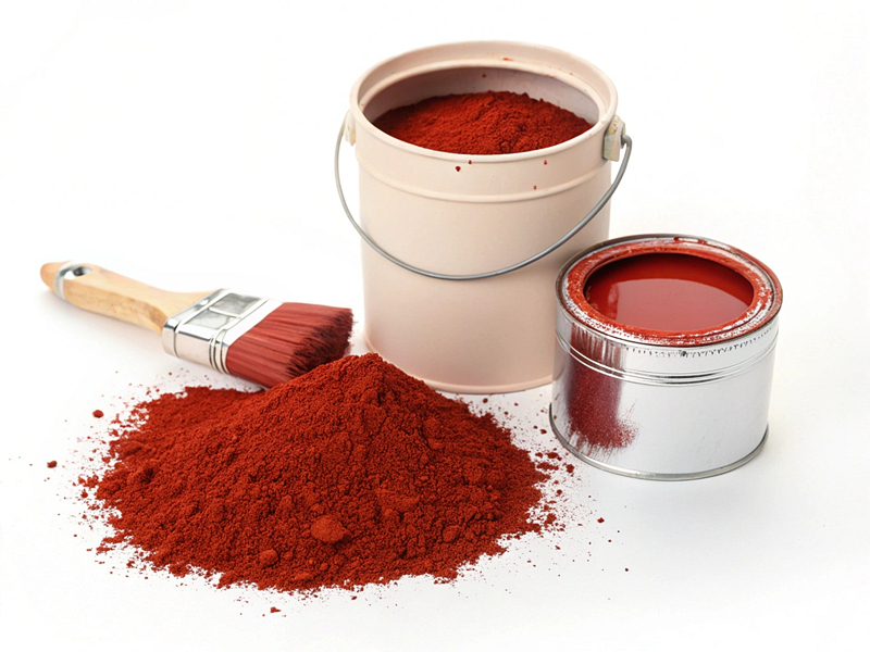 Iron oxide red pigment used for paints