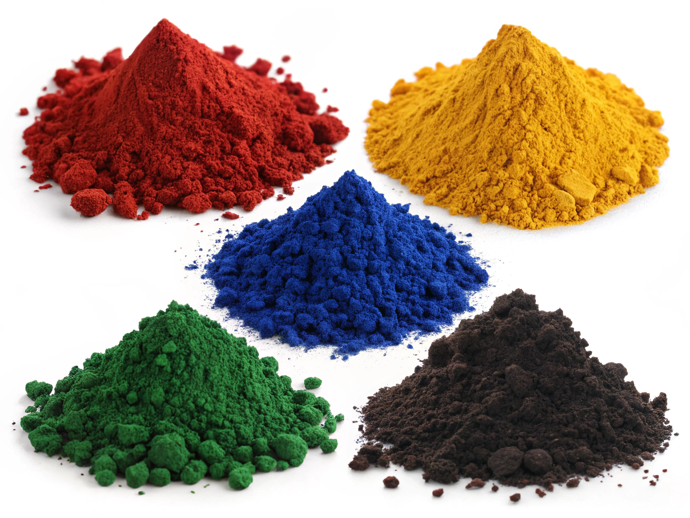 Iron oxide colors pigments