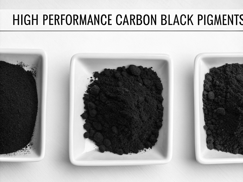 High performance carbon black pigments