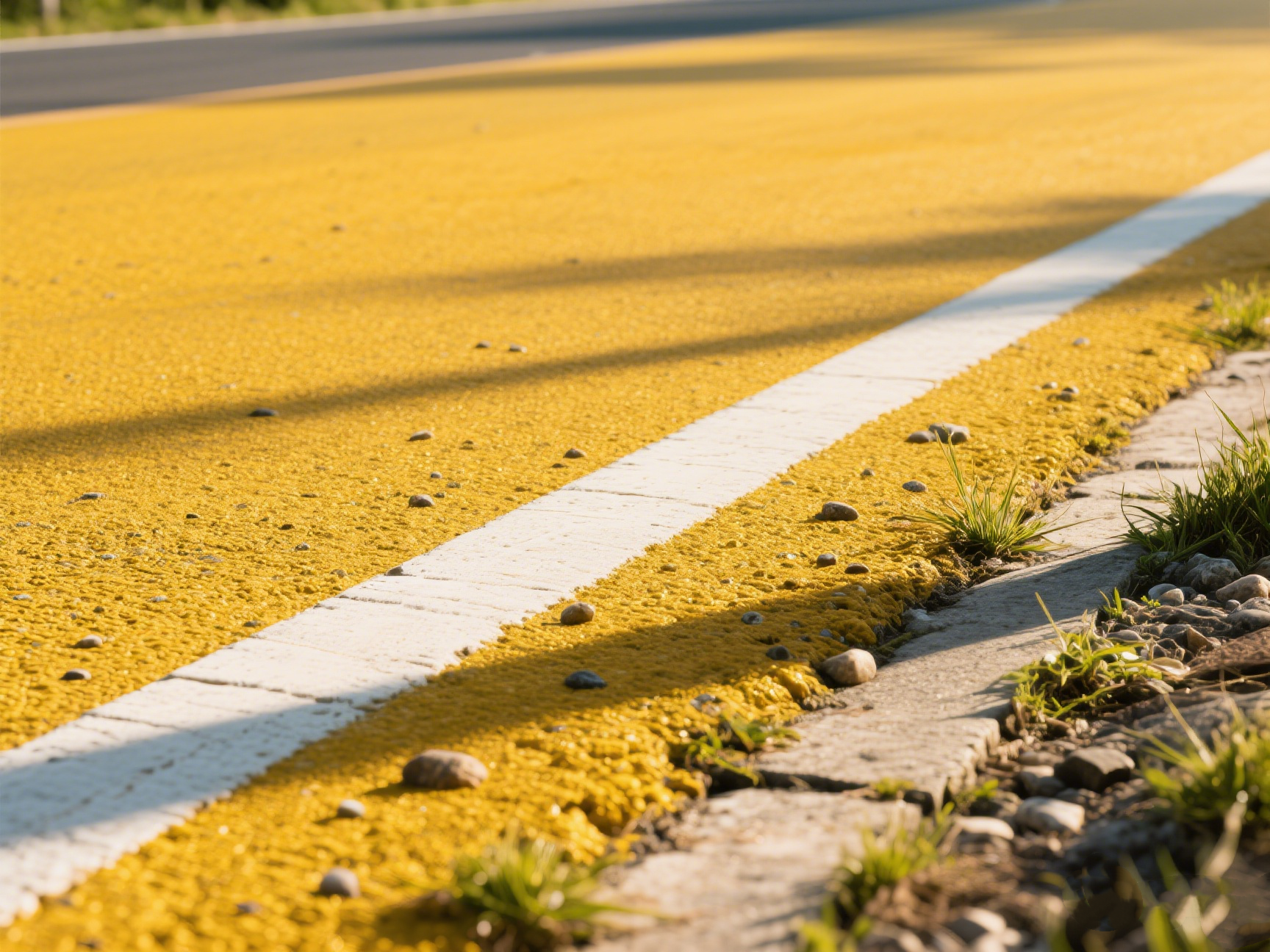 Colored asphalt pavement