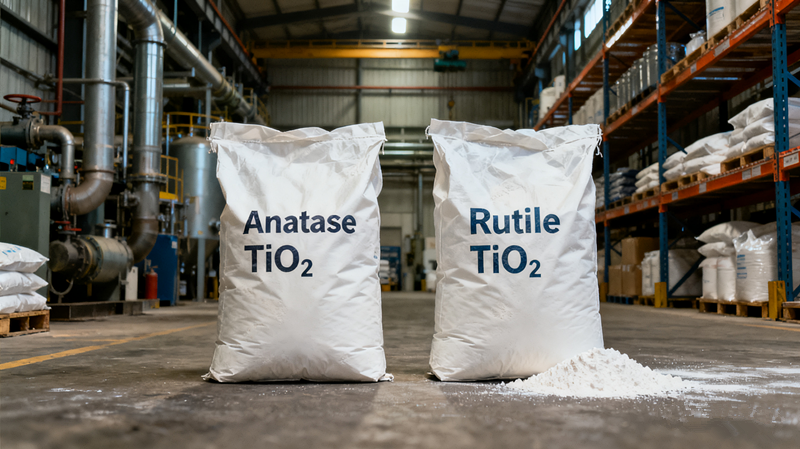Anatase TiO₂ and Rutile TiO₂