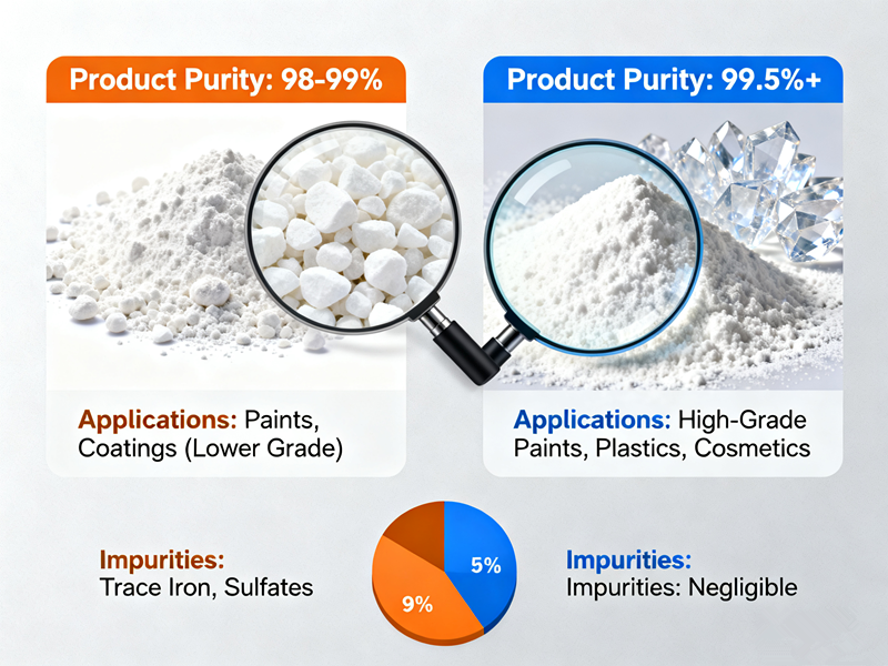 Sulfuric Acid Process vs. Chloride Process Titanium Dioxide