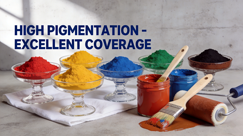 iron oxide color pigment for paints