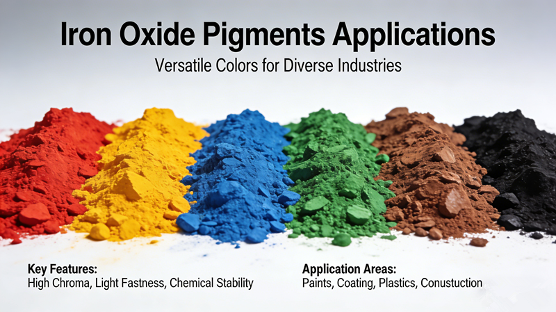 Iron oxide pigments powder